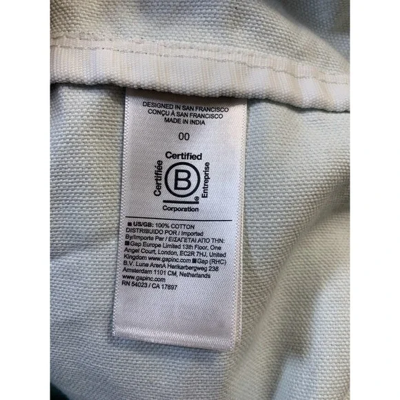 Athleta Tote Bag Gym‎ Blue Ombre Large Canvas Shopping Bag 18x13 Travel Open - Picture 8 of 12